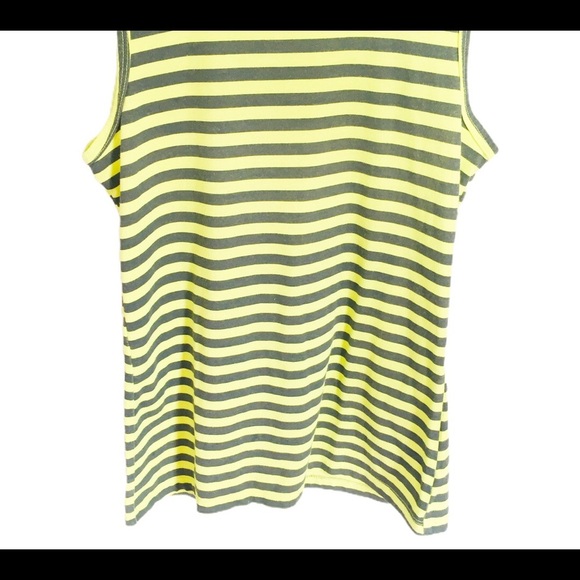 ROXY Girl Stripe Racerback Tank Green Girl  Size/Age 12Y - Picture 5 of 8